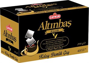 Caykur чай Altinbas бергамот 200гр. 40 пакетик.   1/16