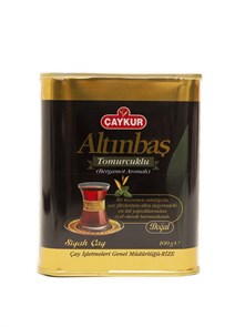 Caykur чай Altinbas чёрный c бергамот 100гр. ж/б   1/24шт.