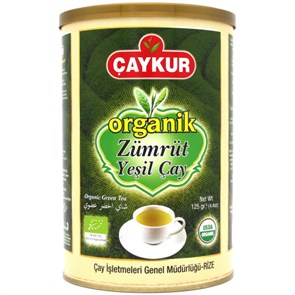 Caykur чай зеленый ORGANIK ZUMRUT(изумруд) 125гр  1/12шт.
