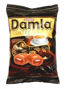 DAMLA  “Coffee” жевательные конфеты с кофейной начинкой 1кг. 1/8шт.