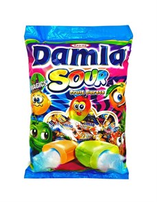DAMLA Sour жевательные конфеты (кислый) Ассорти 1кг. 1/8шт.
