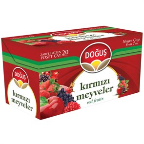 DOGUS чай фруктовый из красных фруктов 20 пакетиков (KIRMIZI MEYVELER)  1/12шт.