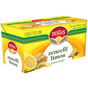 DOGUS чай имбирный с лимоном 20 пакетиков (ZENCEFIL LIMON) 1/12шт.