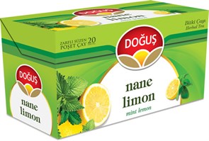 Dogus чай Мятно-лимонный 20 пакетиков (NANE LIMON)  1/12