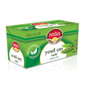 Dogus чай  YESIL CAY зеленый 20 пакет  1/12шт.