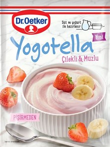 Dr.Oetker десерт йогутелла банан-клубника 68гр. 1/12шт.