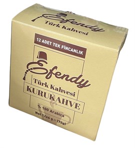 Efendi Кофе по-турецки средней обжарки 6гр.*12