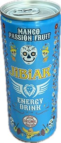 Энергетический напиток JIBIAR Mango Passion 250гр. 1/24шт.