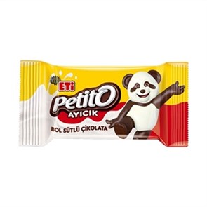 ETI Petito молочный шоколад 8гр. 1/6бл.*48шт.