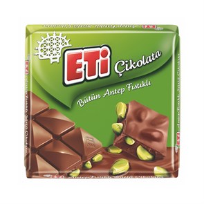 ETI Плиточный шоколад Фисташки 60 гр
