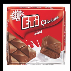 ETI Плиточный шоколад Молочный шоколад 60 гр