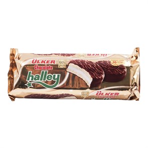 Halley (сэндвич печенье покрытое молочным шоколадом)Турция  240гр 1/12шт.