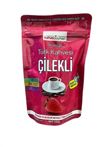 Kahveciayhan кофе со вкусом клубники 100гр. 1/20шт.