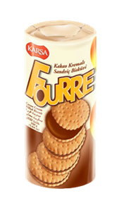 Karsa FOURRE печенье с шоколадной начинкой 160гр. 1/24шт.*4бл.