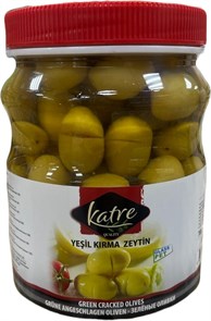 Katre зеленые оливки ломанные  KIRMA 700гр. 1/6