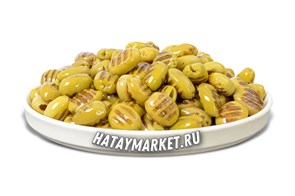 Katre зеленые оливки на гриле  с масло 5XL (121-140) 10кг.