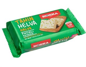 KOSKA халва кунжутная для диабетиков с фисташками 200гр. 1/12