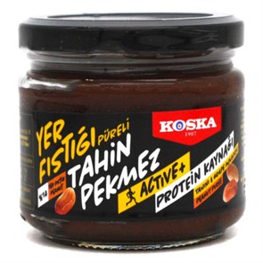 Koska кунжутная паста с виноградным пекмезом и арахисовой пастой 320гр.*12шт.
