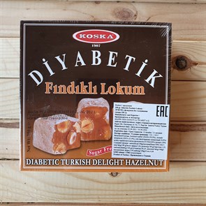 Koska лукум diabetik без сахара фундук 250гр. 1/12