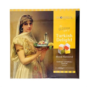KOSKA Рахат-лукум ассорти вкусов в подарочной упаковке  350гр. 1/12