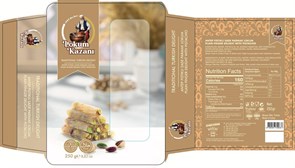 LOKUM KAZANI Рахат-лукум с фисташками 200гр. 1/24шт.