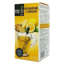 MESH STICK Lemon Ginger чай имбирь с лимоном в стиках 1/12шт.