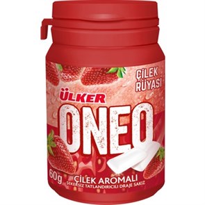 ONEO Ulker жевательная резинка с ароматом клубники 60гр