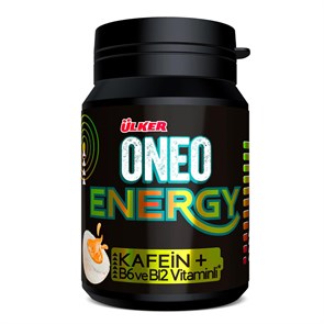 ONEO Ulker жевательная резинка с кофеином и витаминами B6 B12. 44гр.