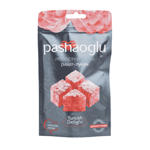Pashaoglu рахат-лукум лепестки розы 150гр. 1/18шт.