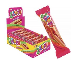 SAADET JELLOPY HOTDOG Жевательный мармелад 20гр. 1/24шт.