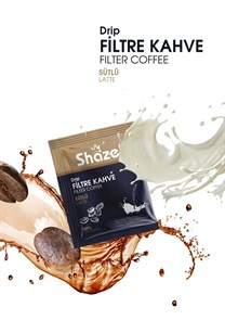 SHAZEL Фильтрованный кофе лата с молоком 15гр  1/12шт.*12бл.