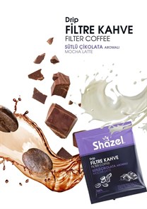 SHAZEL Фильтрованный кофе  молочный шоколад 15гр  12/12