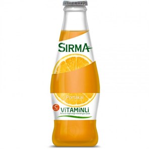 SIRMA Минеральная вода с апельсином 200мл. 1/24шт.