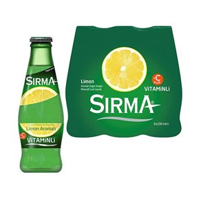SIRMA Минеральная вода с лимоном витамин С+ 200мл. 1/24шт.