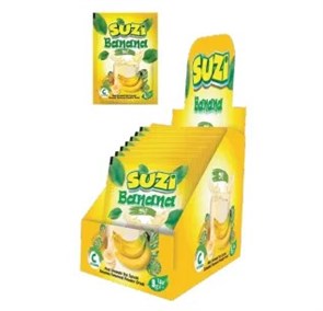 SUZI INTANT POWDER DRINK BANANA FLAVORED напитки порошок  сушеный со вкусом банан. 1/24шт.