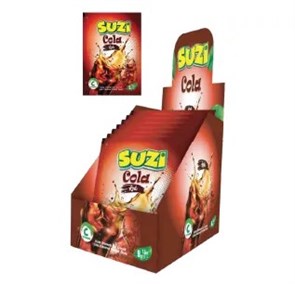 SUZI INTANT POWDER DRINK COLA FLAVORED напитки порошок  сушеный со вкусом кола. 1/24шт.