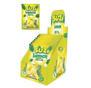 SUZI INTANT POWDER DRINK LEMON FLAVORED напитки порошок  сушеный со вкусом лимона. 1/24шт.
