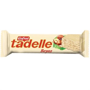 Tadelle вафли белый шоколад 35гр. 24*8