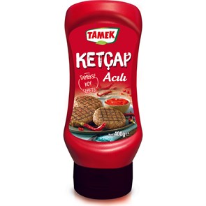 Tamek кетчуп острый 400гр.*12шт.