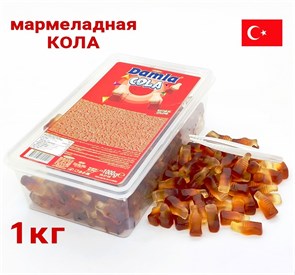 Tayas DAMLA GUMMY жевательный желейный мармелад кола 1кг. 1/12шт.
