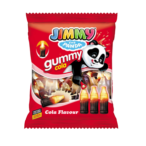 PANDA JIMMY Жевательный мармелад кола 80гр. 1/12шт.*6бл.