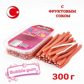 Tayash Кислые карандаши с посыпкой DAMLA, бабл-гам 300гр. 1/24шт.