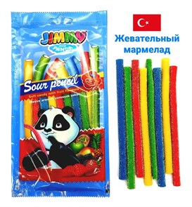 TAYAS Jimmy Sour Pencil кислые карандаши Ассорти 75гр. 1/12шт.*6бл.
