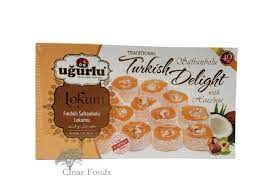 Ugurlu Лукум  с фундуком в кокосе 350 гр  1/12