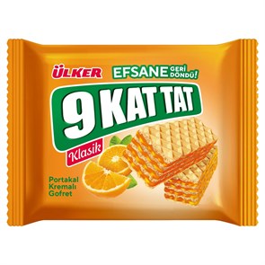 Ulker 9 kat tat вафлы с апельсин 39гр. 1/24шт.