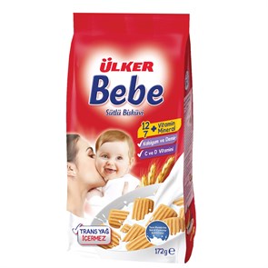 Ulker Bebe печенье детское молочное 172гр. 1/12шт.