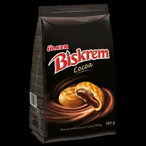 Ulker Biskrem печенье с какао крем начинкой 180гр. 1/12шт.