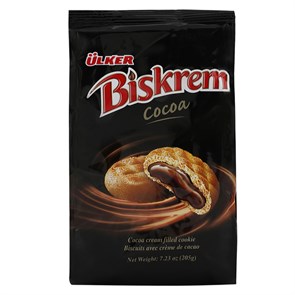ULKER BISKREM печенье с шоколадной начинкой 200гр. 1/12шт.
