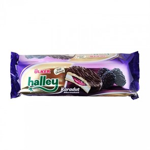 Ulker Halley шоколадное печенье с ежевичным джемом 236гр. 1/12шт.