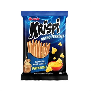 Ulker Картофельные палочки со вкусом сыра Krispi Nacho 40гр 1/15шт